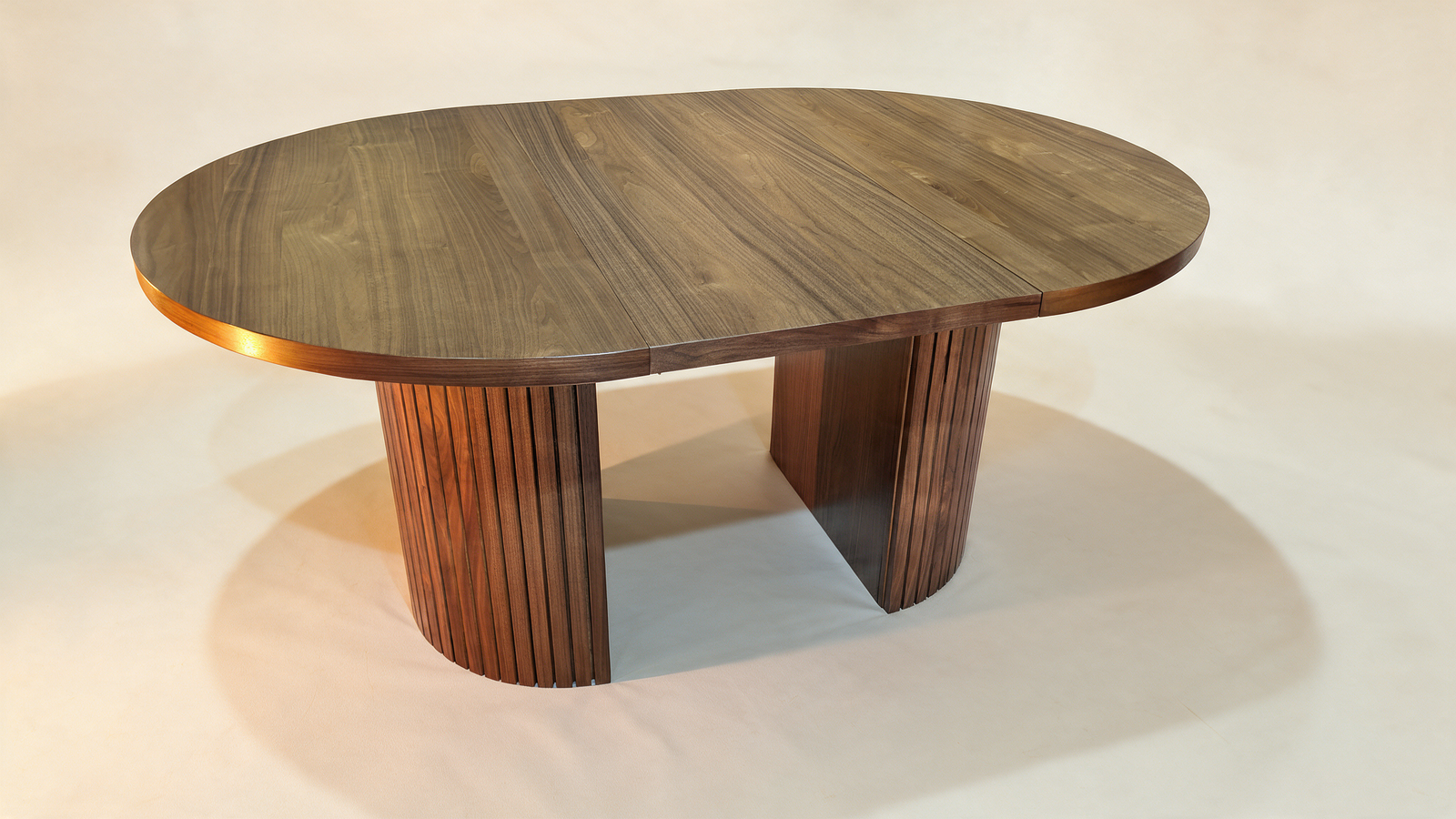 Extendable Round Dining Table with Bench | Transformer