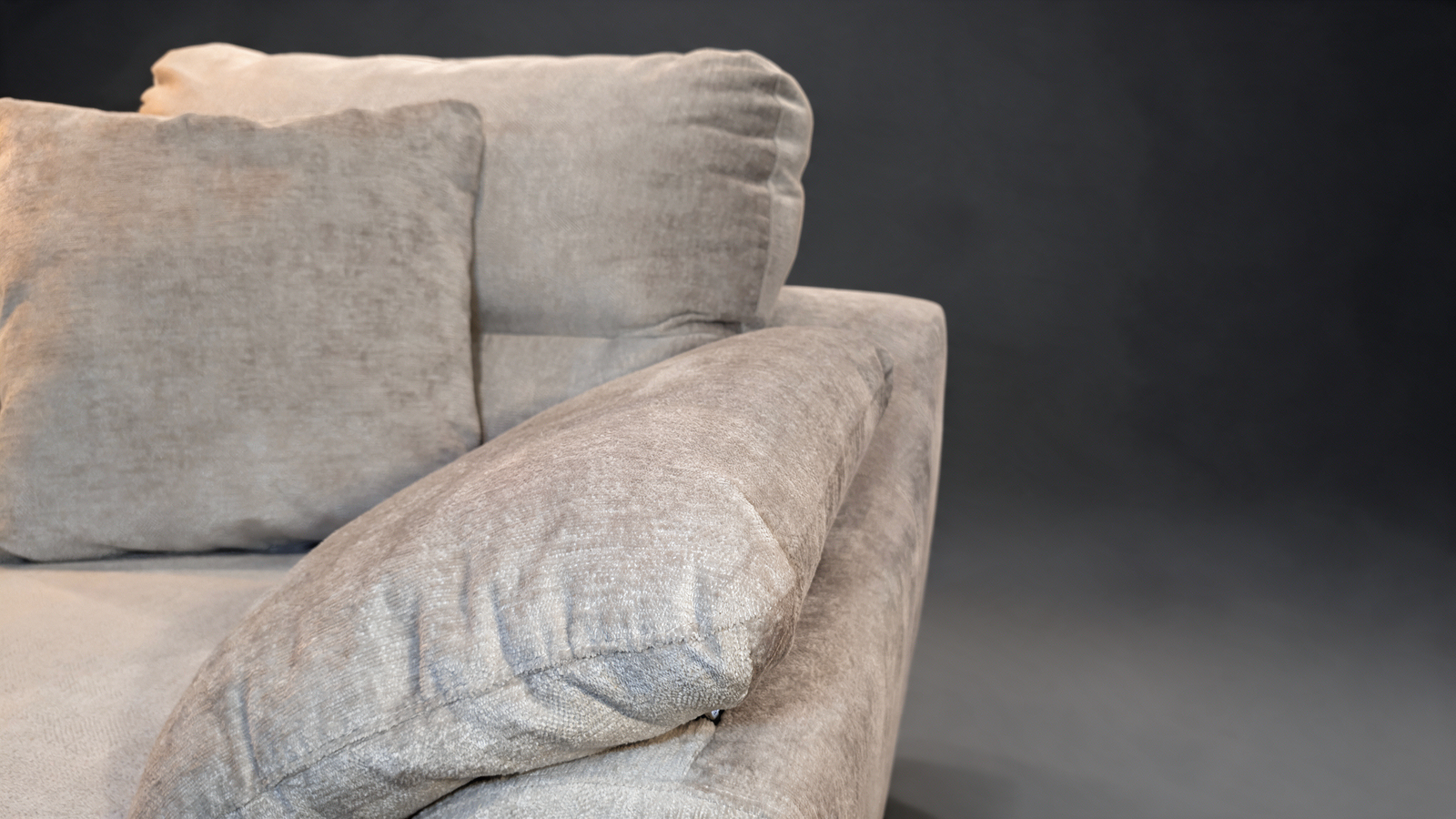 Jules 3 Seater Sofa, 2 seater Sofa or Single Chair – Oatmeal Chenille