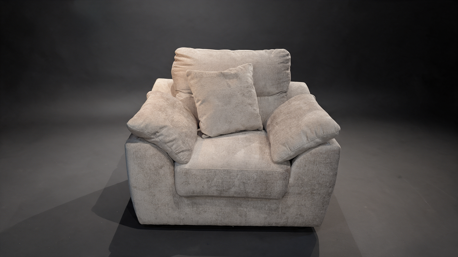 Jules 3 Seater Sofa, 2 seater Sofa or Single Chair – Oatmeal Chenille